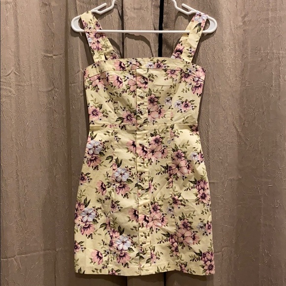 NWT- Forever 21 mini floral button-down dress - Picture 1 of 3